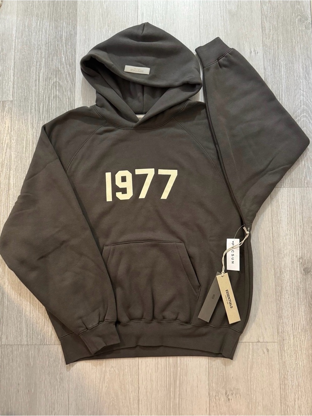 Fear Of God Essentials 1977 Iron Hoodie